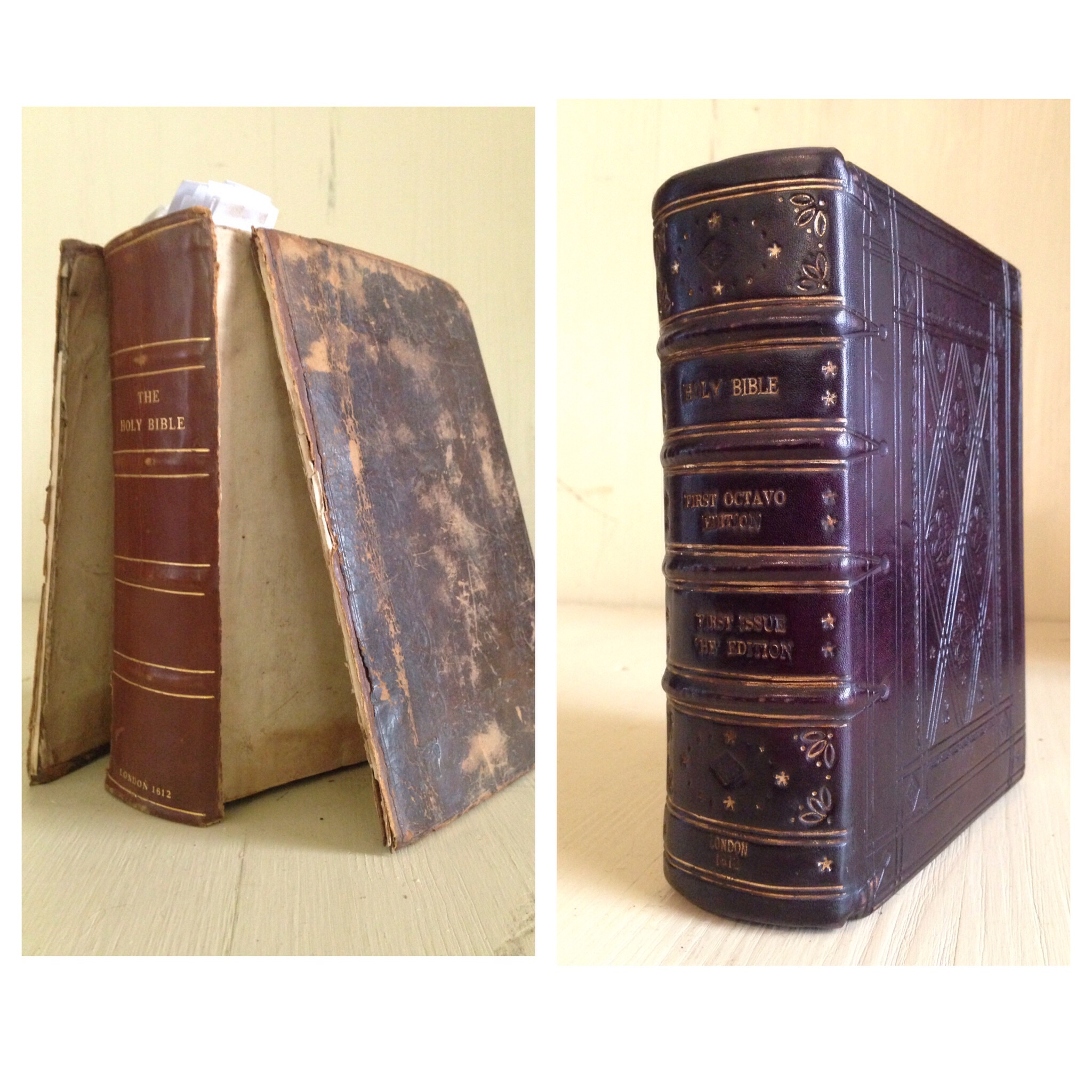 1612 KJV Bible. Historical Rebind.