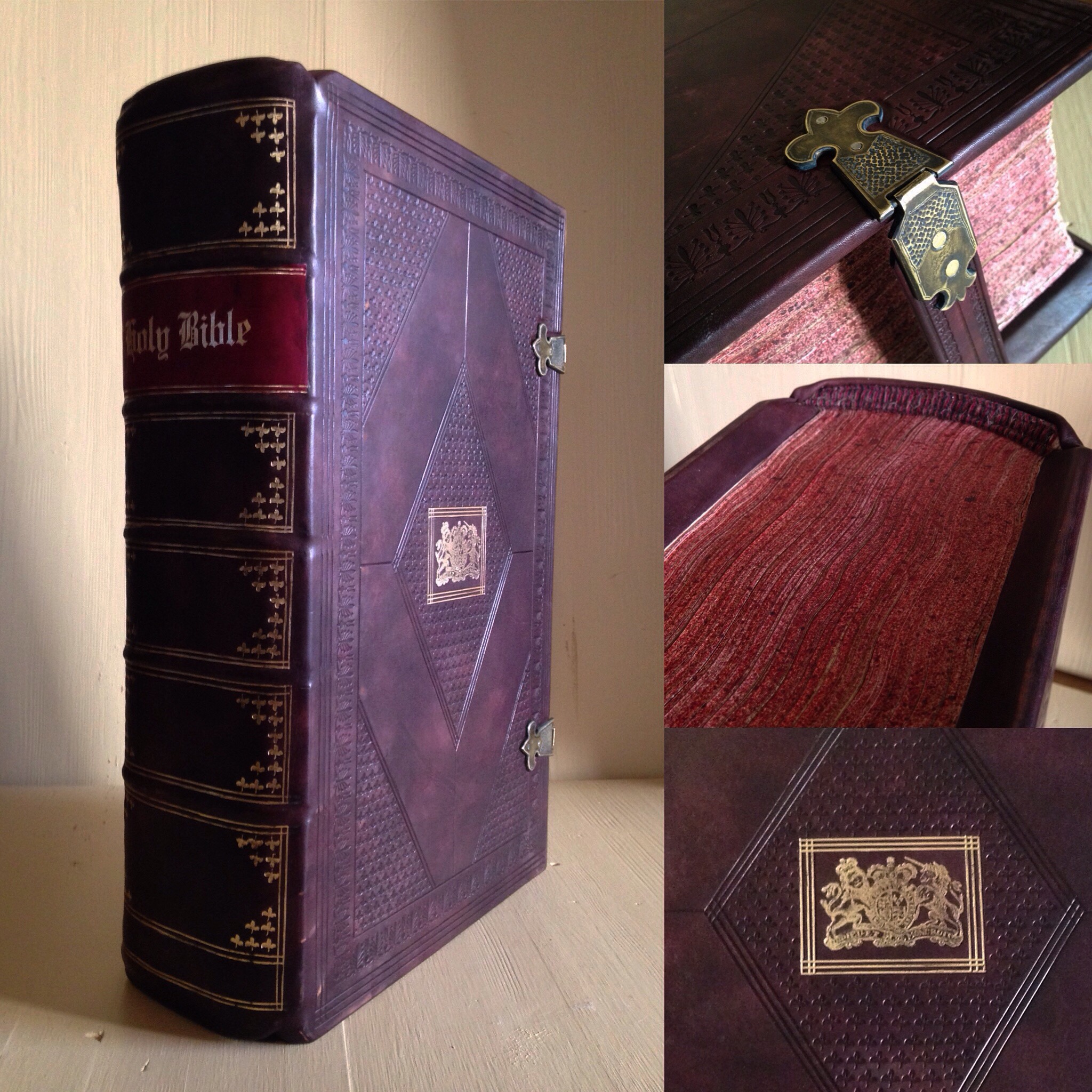 1611/13 "She" KJV Bible. Historical Rebind.